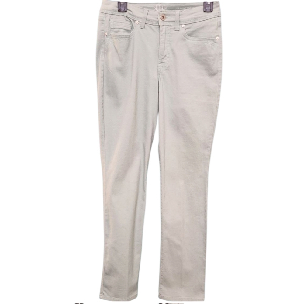STYLE & CO VERY LIGHT BLUISH/GREEN JEANS